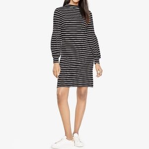 ANN TAYLOR Stripe Bell Sleeve Dress